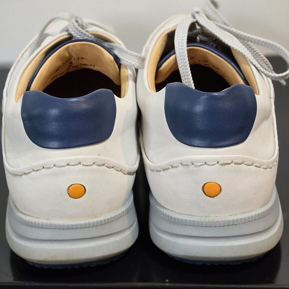 Samuel Hubbard Golf Shoes 36 Holes Mens 12 M Spikeless Leather‎ M1570-114 Ivory main image 5